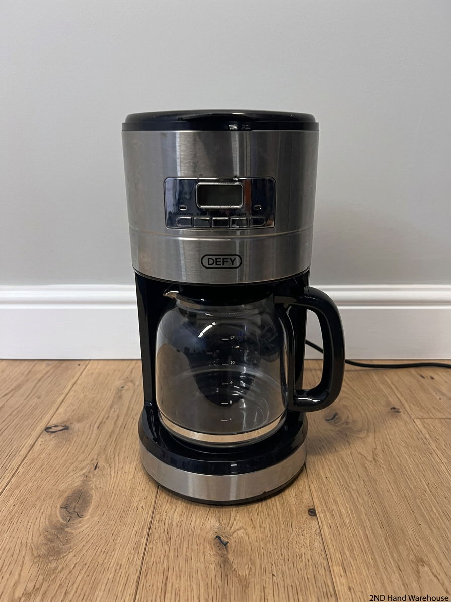 Defy Stainless Steel Digital Filter Coffee Machine — Good Working Order with General Wear