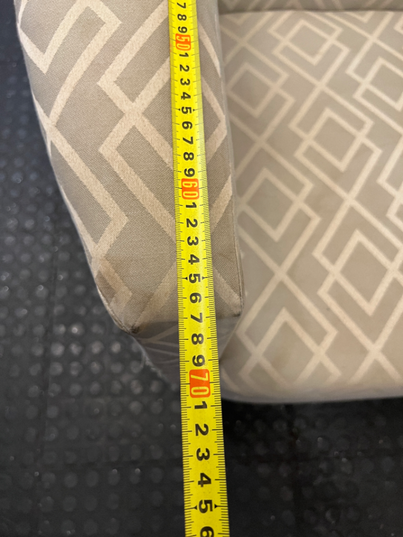 Pair of Coricraft Tub Chairs - Frayed & Stained Fabric - 2ndhandwarehouse.com