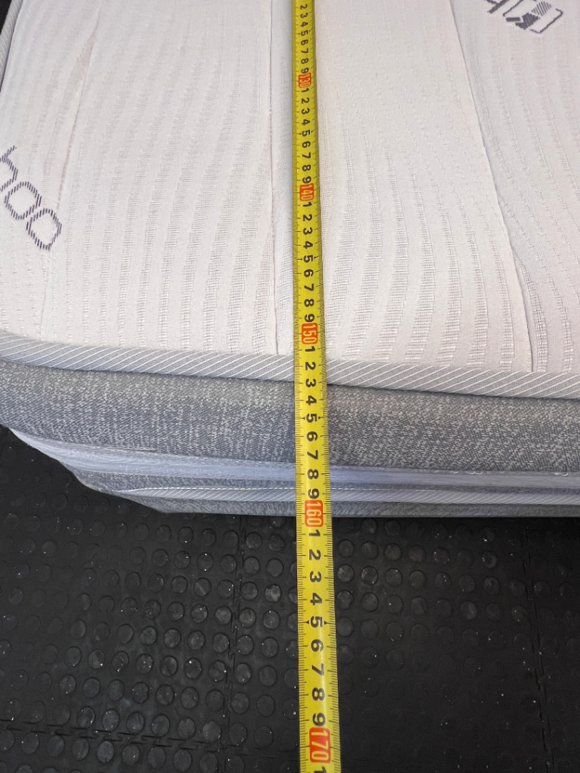Restonic Firm Orthopaedic Queen Mattress & Base - Excellent Condition - 2ndhandwarehouse.com