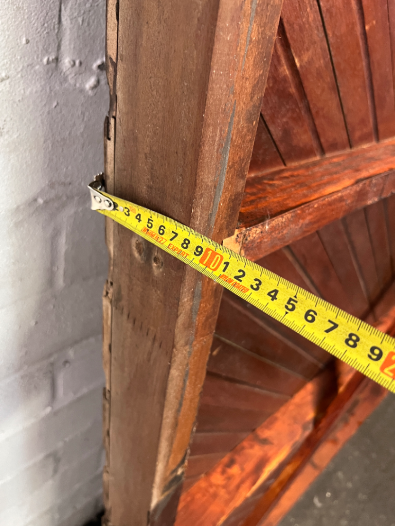 Wooden Garage Door & Motor - Hardware Wear (480cm x 205cm) - 2ndhandwarehouse.com