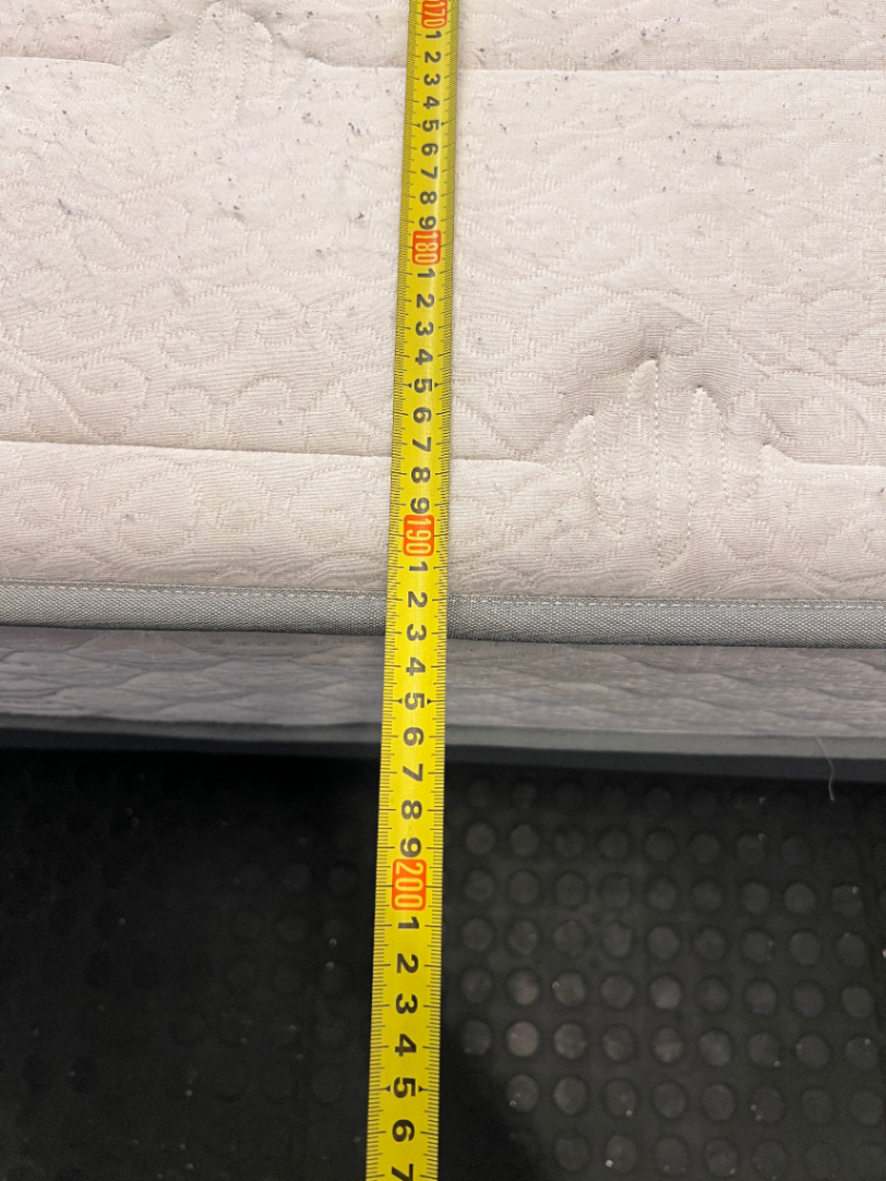 Double Bed & Mewar Iris Mattress - Grey Base (Staining & Scratches) - 2ndhandwarehouse.com