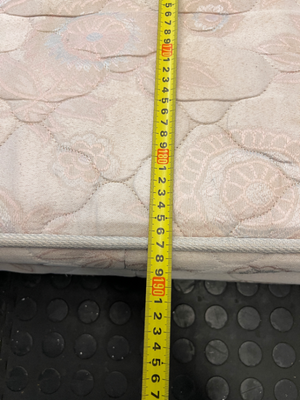 Quilted Double Bed Mattress & Base - Used, Fair Condition - 2ndhandwarehouse.com