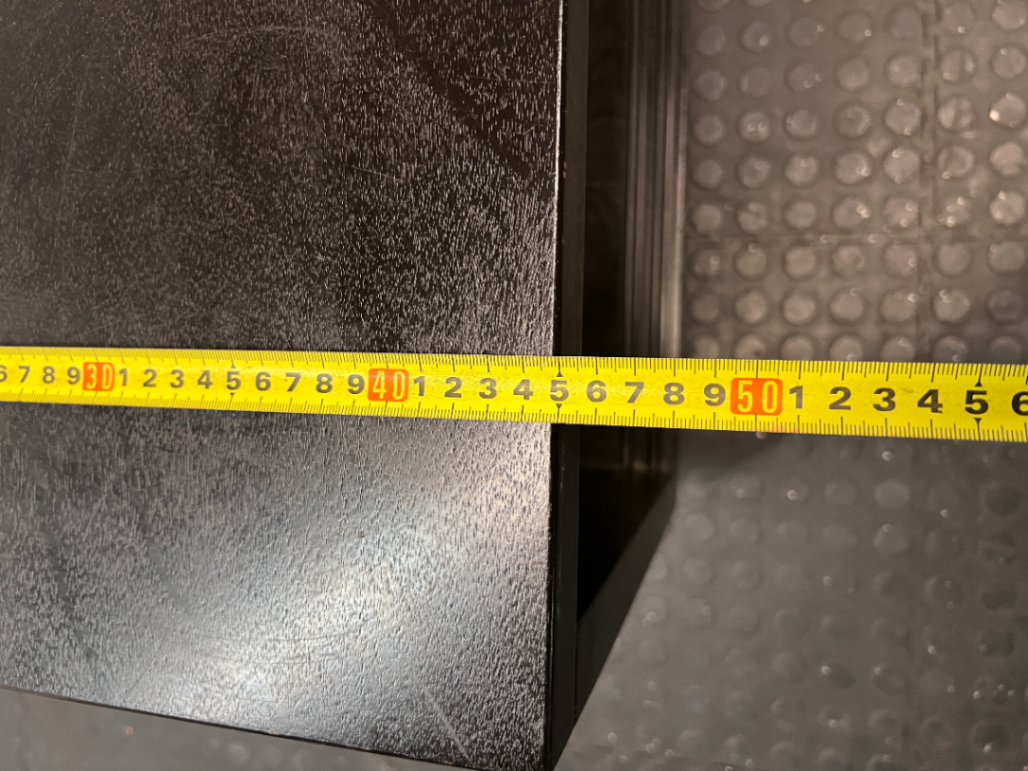 Low Profile TV Unit with Sliding Doors - Minor Scratches on Top - 2ndhandwarehouse.com