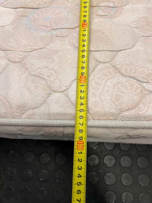 Quilted Cream Double Mattress - Visible Stains - 2ndhandwarehouse.com
