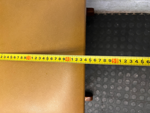 Vintage Style Wooden Dining Chair with Studded Upholstery — Seat Damaged and Needs Repair - 2ndhandwarehouse.com