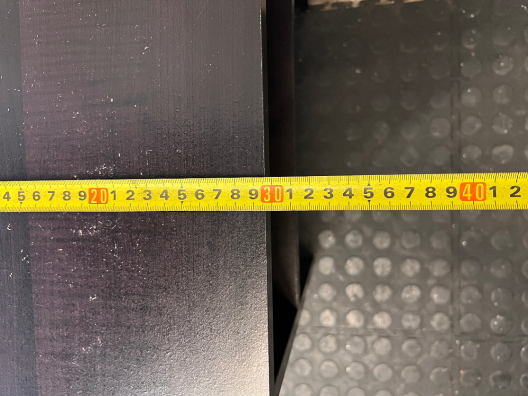 Dark Brown Minimalist Open Shelf Side Table — Well Used Fair C - 2ndhandwarehouse.com