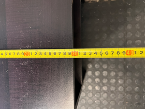 Dark Brown Minimalist Open Shelf Side Table — Well Used Fair C - 2ndhandwarehouse.com