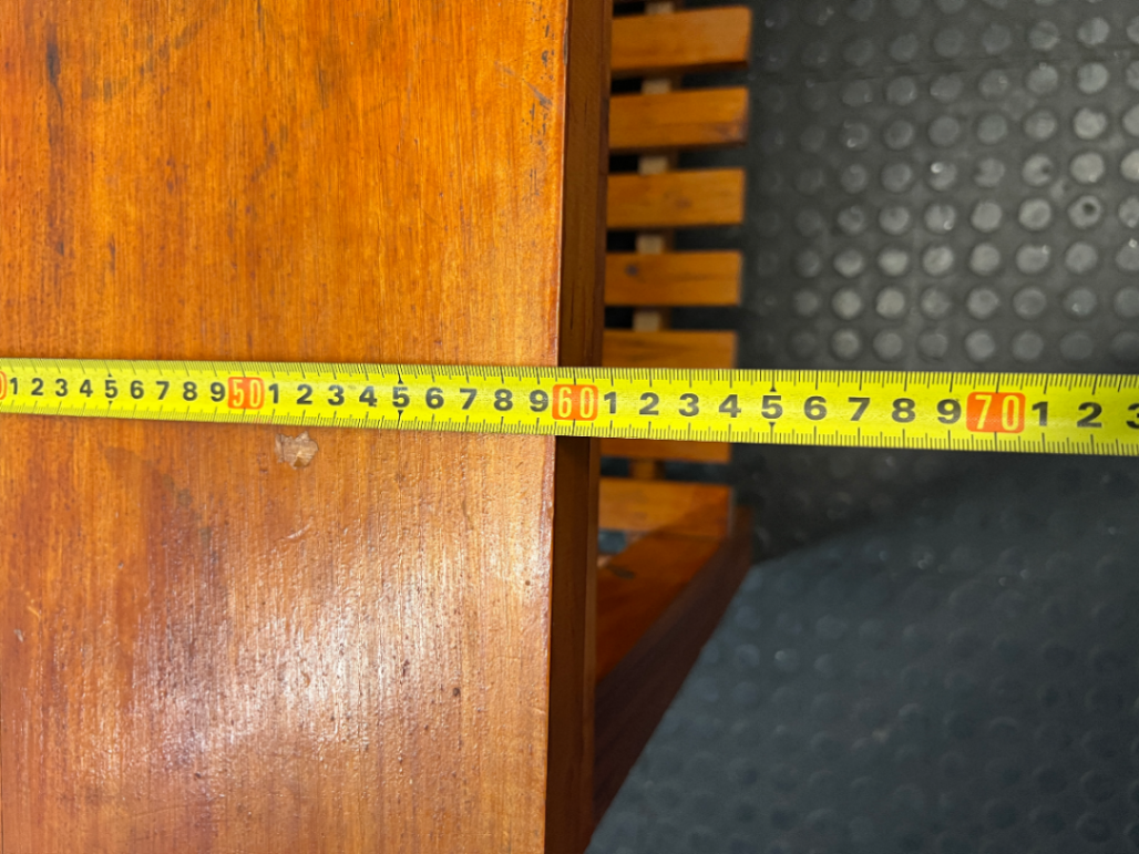 Large Oregon Pine Slatted Sideboard Server — Good Working O - 2ndhandwarehouse.com