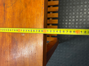 Large Oregon Pine Slatted Sideboard Server — Good Working O - 2ndhandwarehouse.com