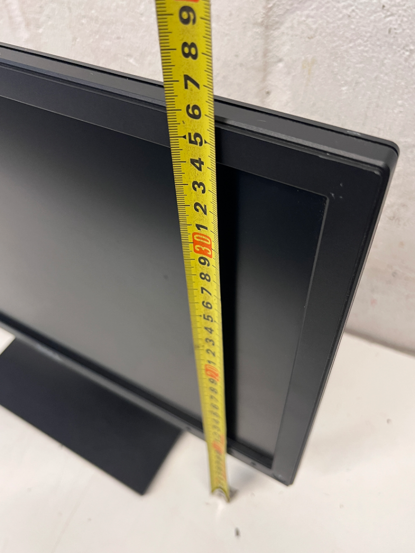 Black Dell Computer Monitor on Pedestal Stand — Good Working O - 2ndhandwarehouse.com
