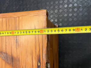 Classic Oregon Pine Kist — Broken Parts and Damaged Hinges