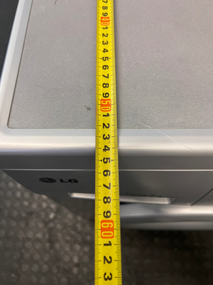 LG 7kg Front Loader Washing Machine in Grey — Good Working Order with Surface Scuffs - 2ndhandwarehouse.com