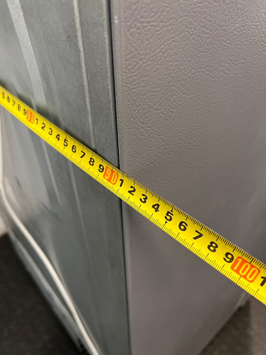 Samsung Grey Side-by-Side Fridge Freezer with Dispenser — Power Fault and Structural Damage
