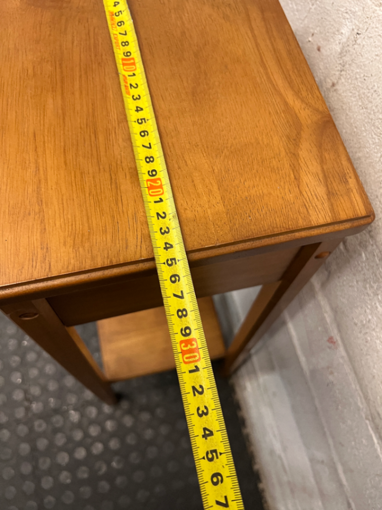 Tiered Wooden Plant Stand with Lower Shelf — Well Used Condition