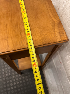 Tiered Wooden Plant Stand with Lower Shelf — Well Used Condition
