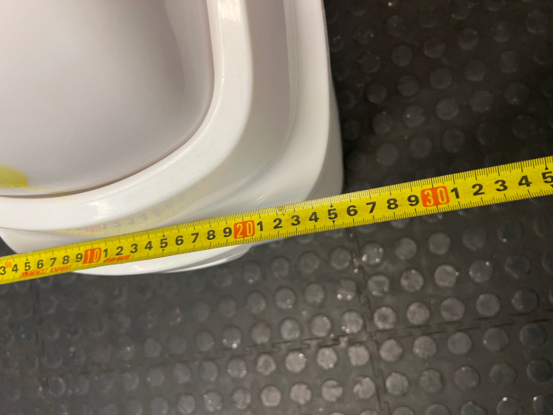 White Rotating Plastic Nappy Bin — Clean and Tested