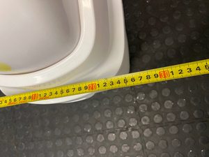White Rotating Plastic Nappy Bin — Clean and Tested