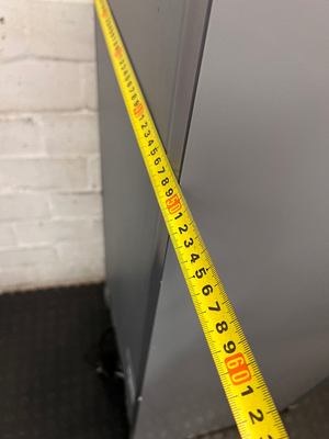 Hisense Silver Bottom-Mount Fridge-Freezer — Working Well, Fair Exterior Condition