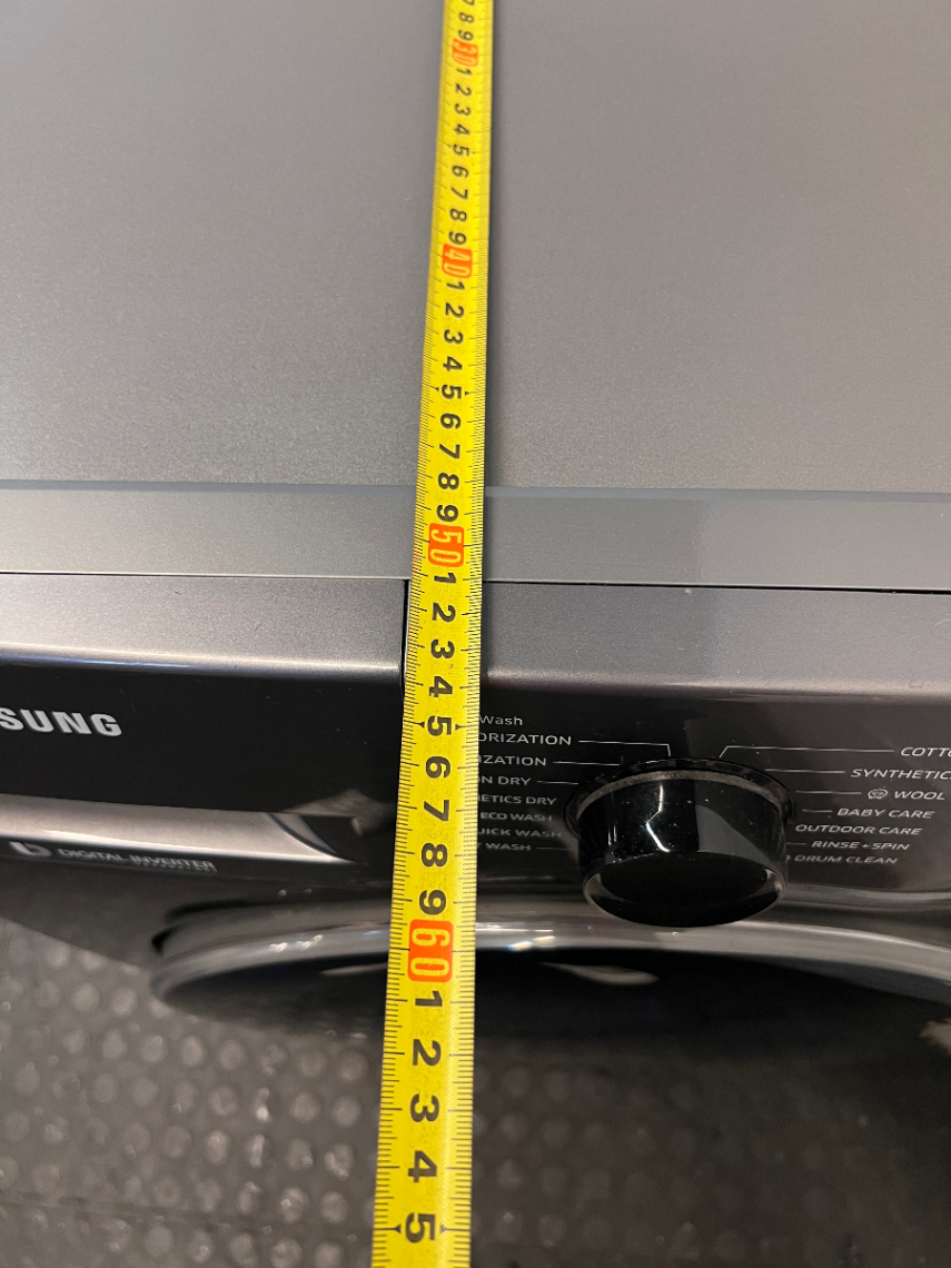 Samsung Grey Front Loader Washing Machine — Good Working Order