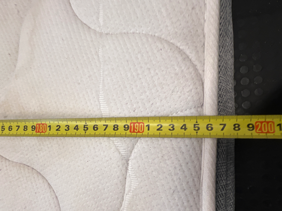 Queen Durapedic Super Firm Mattress and Base Set — Visible Light Surface Staining