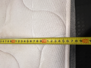 Queen Durapedic Super Firm Mattress and Base Set — Visible Light Surface Staining