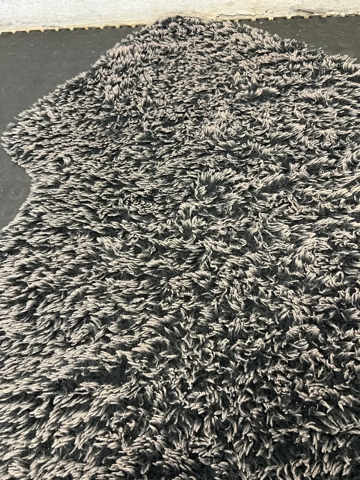 Charcoal Grey Faux-Hide Shag Rug - 2ndhandwarehouse.com