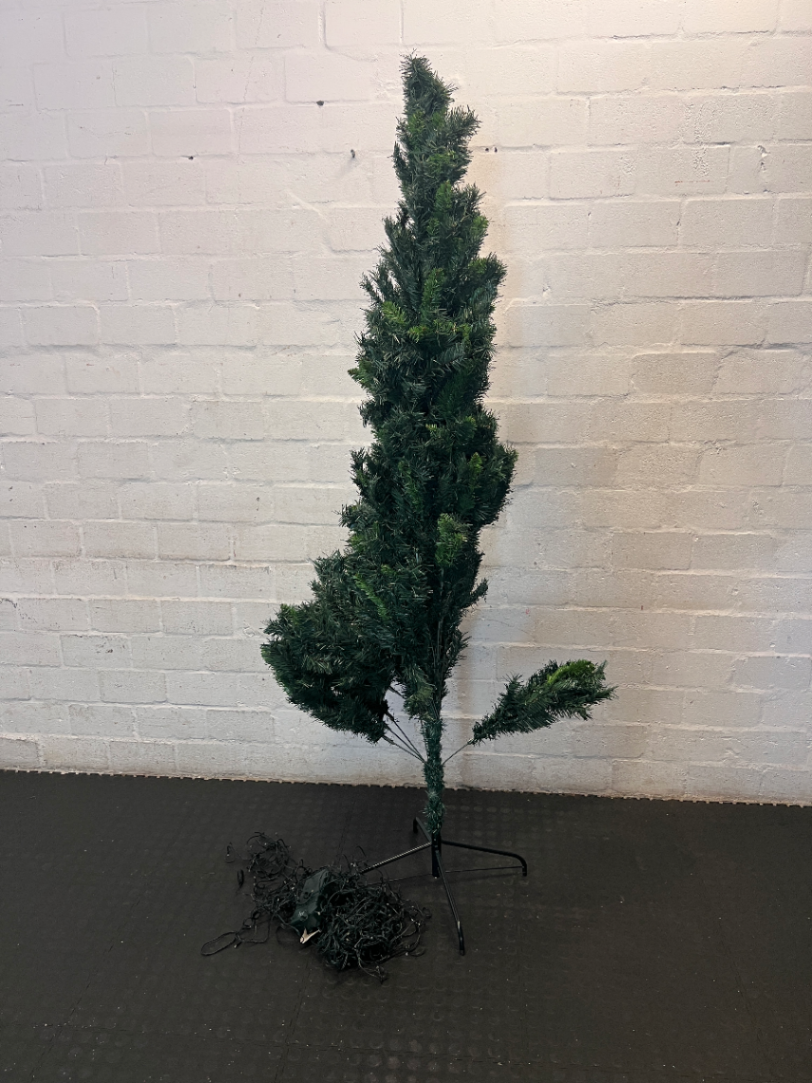 210cm Pre-Lit Pine Christmas Tree - 200 LEDs (Untested) - 2ndhandwarehouse.com