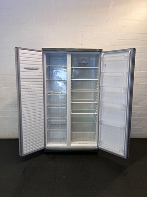 Silver Defy Double Door Fridge - Failed Testing / Needs Review - 2ndhandwarehouse.com