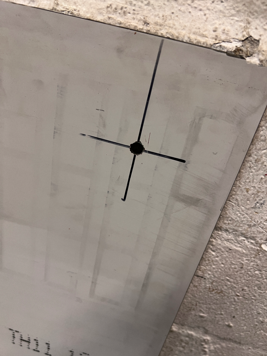 Large Frameless Rectangular Wall Mirror - Fair Condition - 2ndhandwarehouse.com