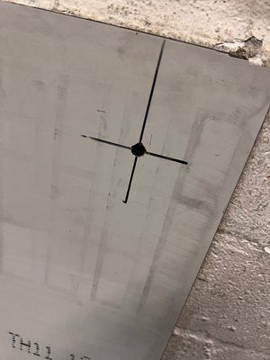 Large Frameless Rectangular Wall Mirror - Fair Condition - 2ndhandwarehouse.com
