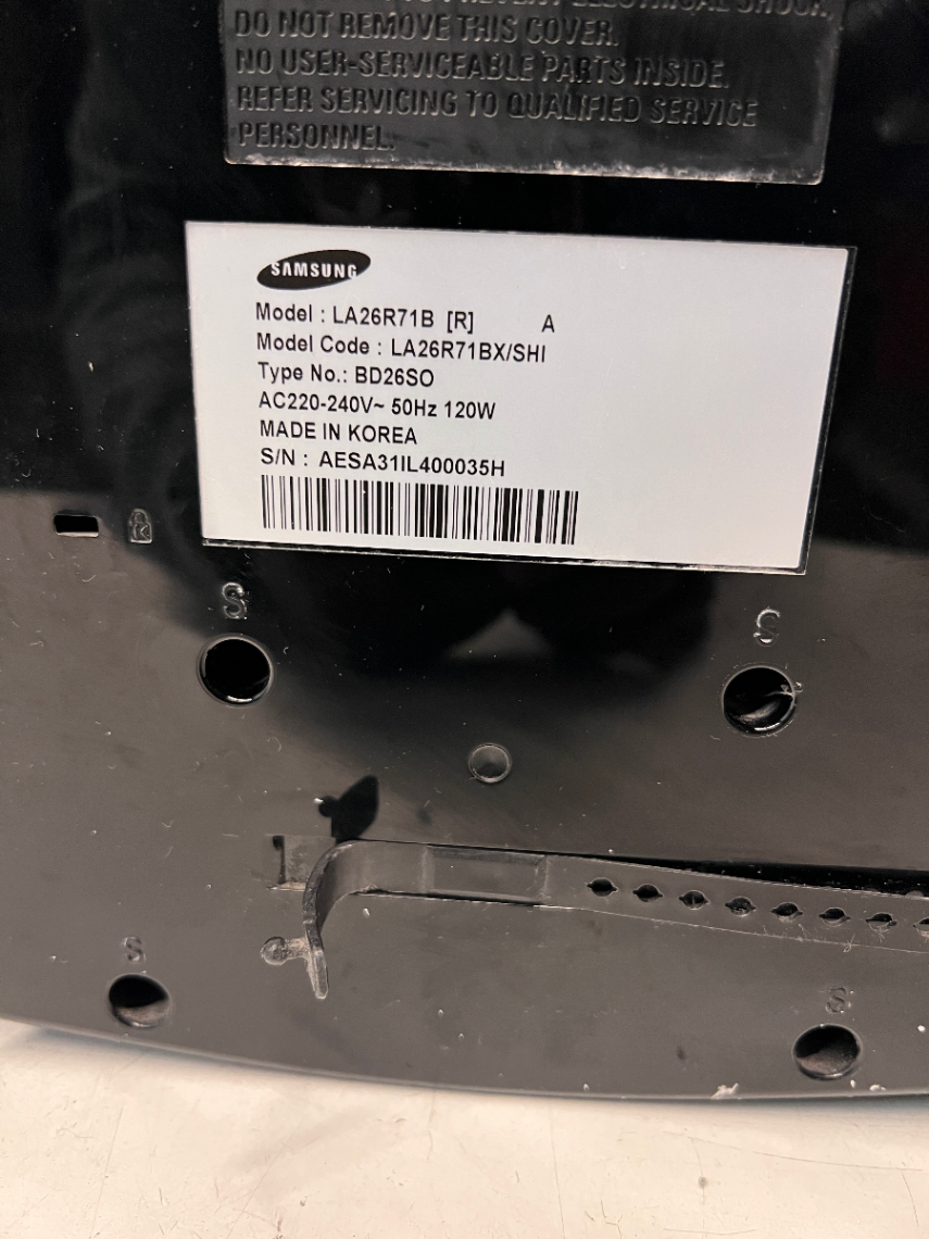 Samsung 29" LCD TV - No Stand, Fair Condition - 2ndhandwarehouse.com