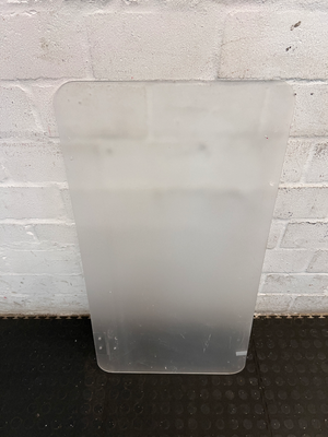 Frosted Acrylic Desk Privacy Divider (85cm x 38cm) — Surface Scratches - 2ndhandwarehouse.com