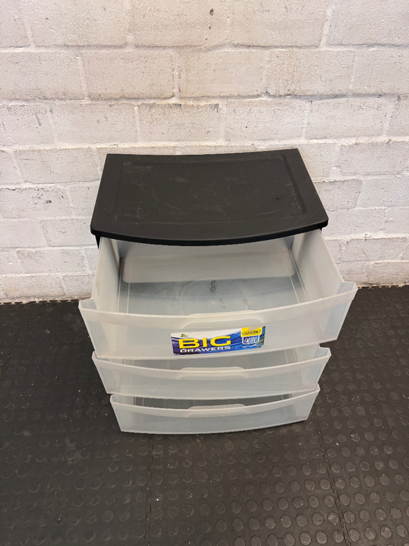 Addis 3-Drawer Plastic Storage Unit - 2ndhandwarehouse.com