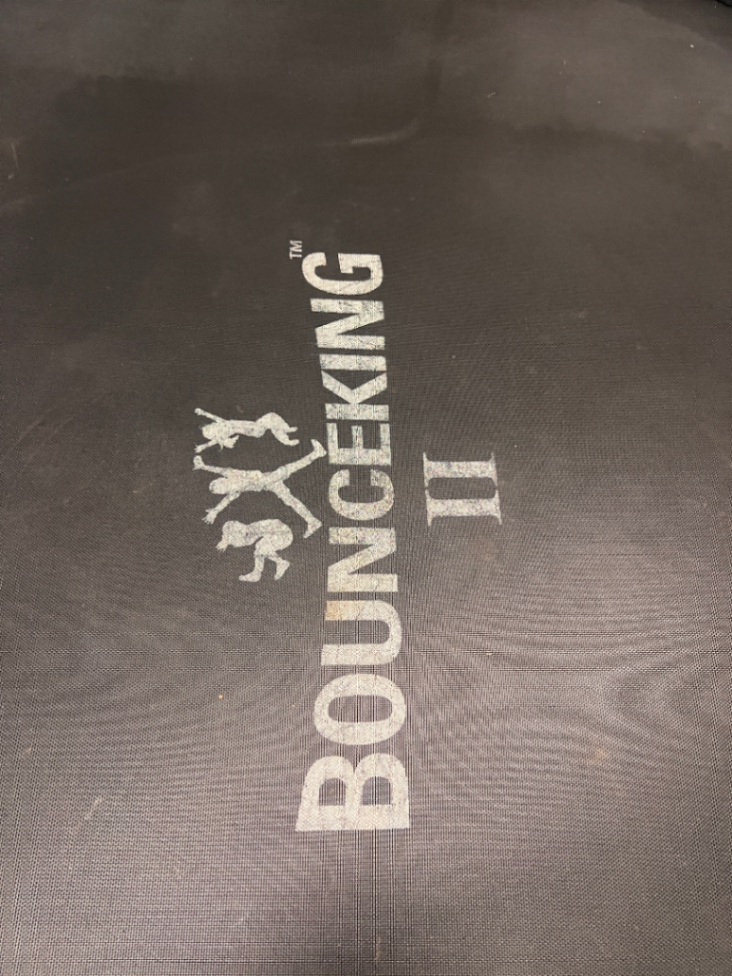 Bounce King 2m Round Trampoline with Safety Net — Safety Net Totally Damaged - 2ndhandwarehouse.com