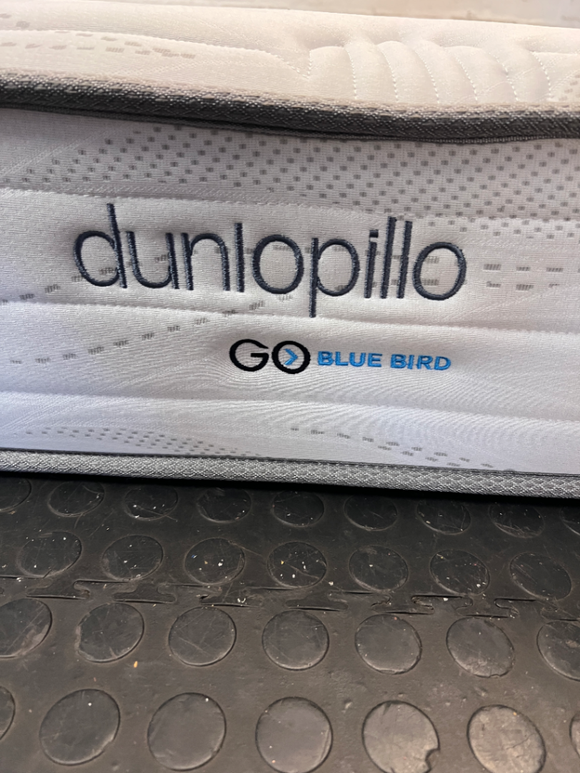 Dunlopillo King Size Go Bluebird Mattress — Clean Condition — Mattress Only - 2ndhandwarehouse.com