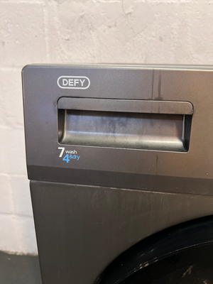 Defy Metallic Grey Front Loader Washing Machine — Good Working Order - 2ndhandwarehouse.com