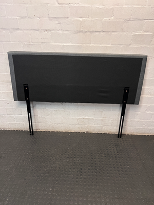Charcoal Grey Padded Queen Headboard - 2ndhandwarehouse.com