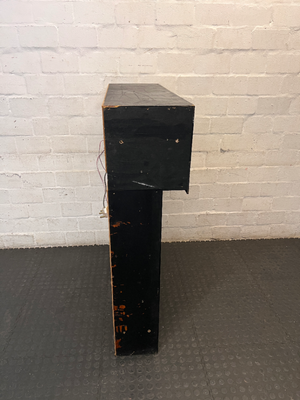 The Sharks Branded Pine Bar Back Storage Unit — Visible Wear and Scuff M - 2ndhandwarehouse.com