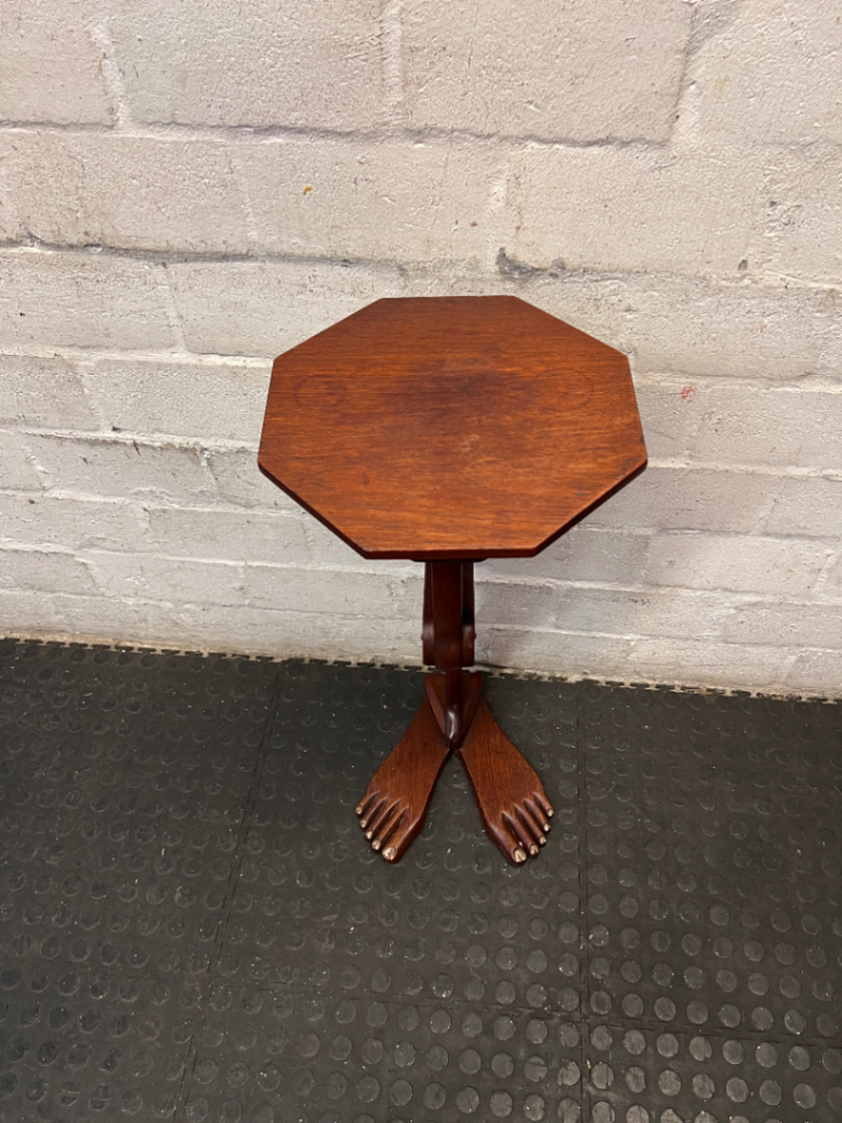Carved Wooden Figurative Side Table - 2ndhandwarehouse.com