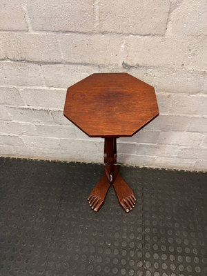 Carved Wooden Figurative Side Table - 2ndhandwarehouse.com