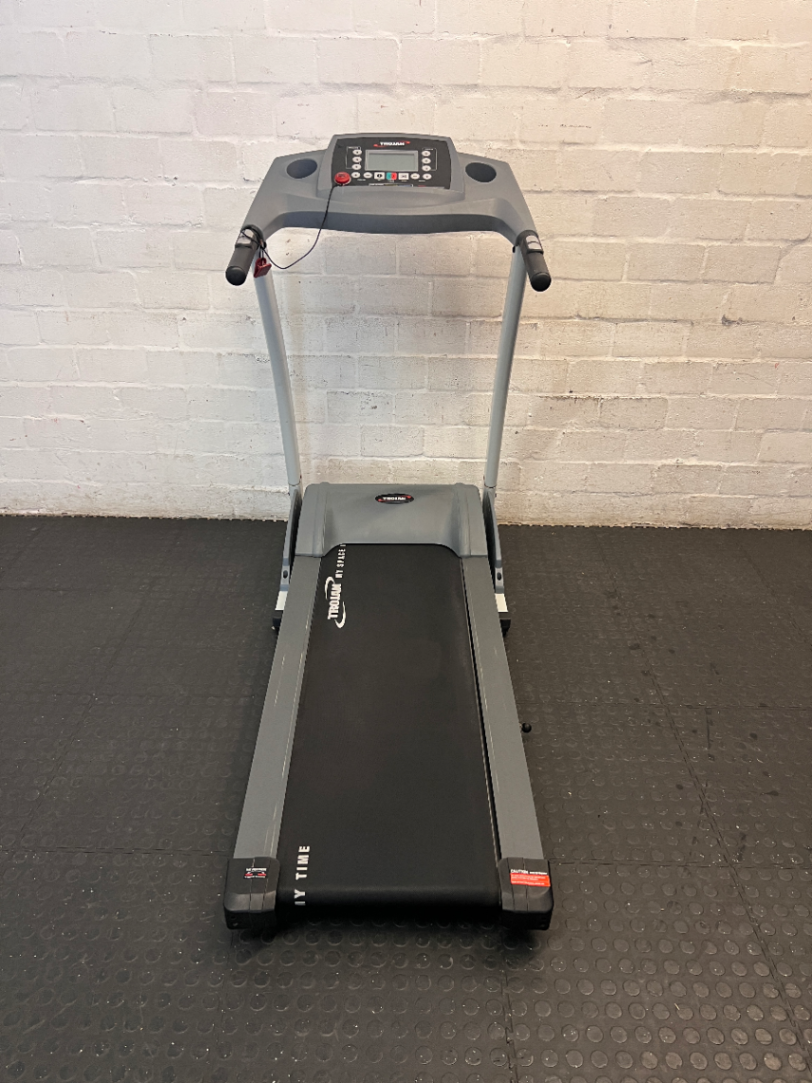 Trojan Grey and White Home Treadmill — Misaligned Running M - 2ndhandwarehouse.com