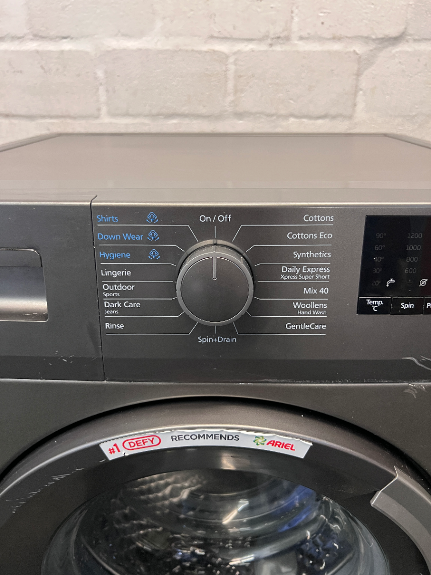 Defy Front Loader Washing Machine in Manhattan Grey — Good Working Order