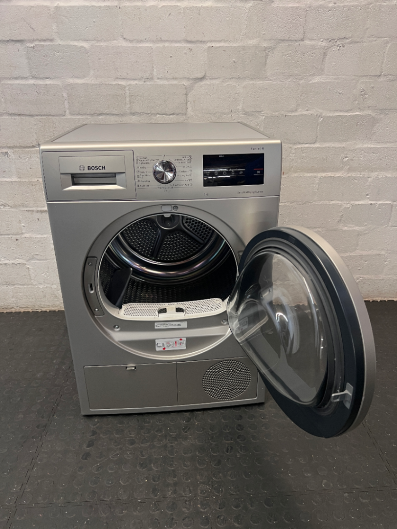 Bosch Serie 4 Grey Front-Loading Tumble Dryer — Good Working Order