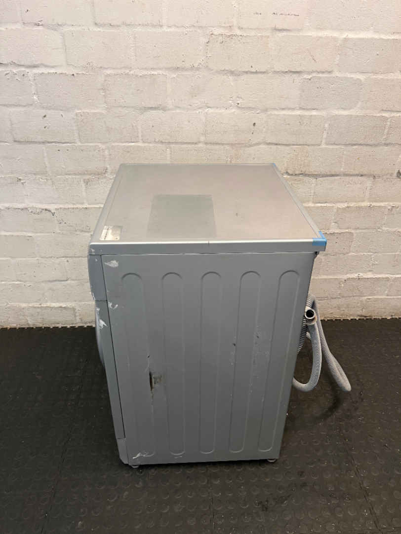 LG 7kg Front Loader Washing Machine in Grey — Good Working Order with Surface Scuffs - 2ndhandwarehouse.com