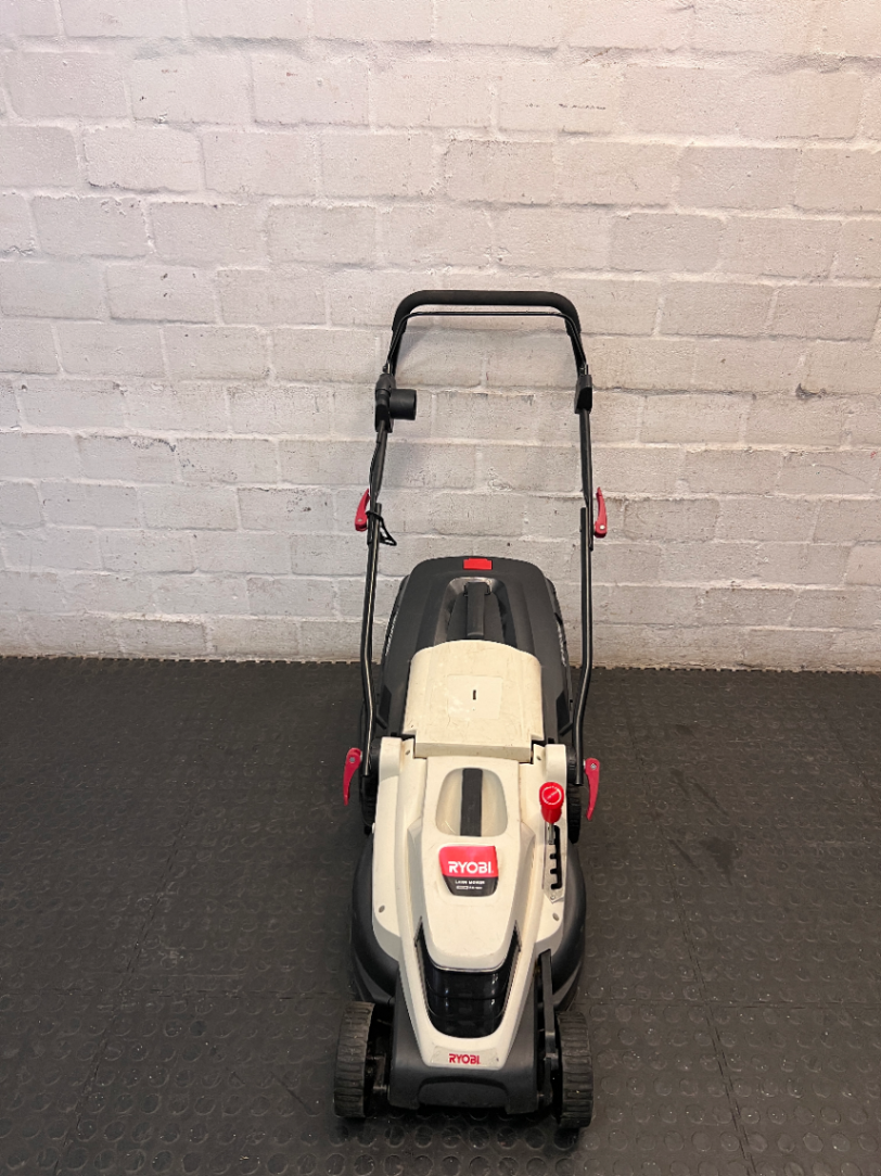 Ryobi Electric Lawn Mower with Grass Catcher — Good Working Order; Fair Used Condition