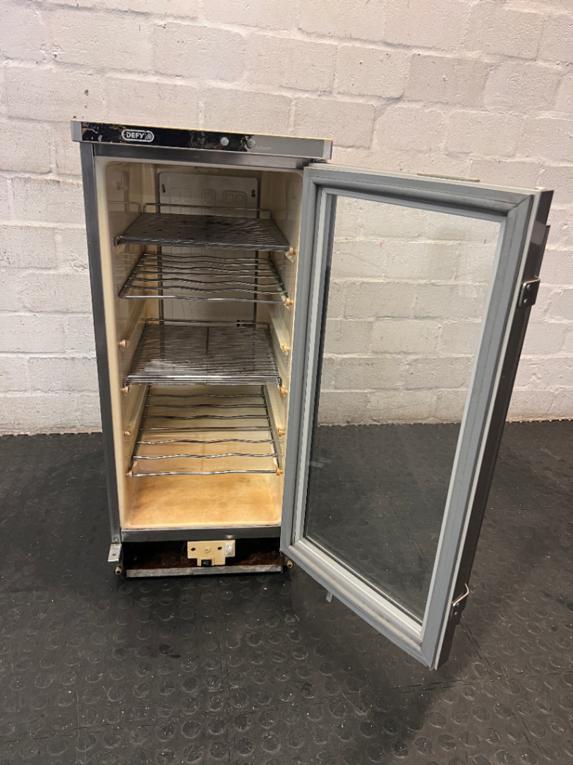 Defy Silver Glass Door Beverage Cooler — Not Powering On; Dirty Interior