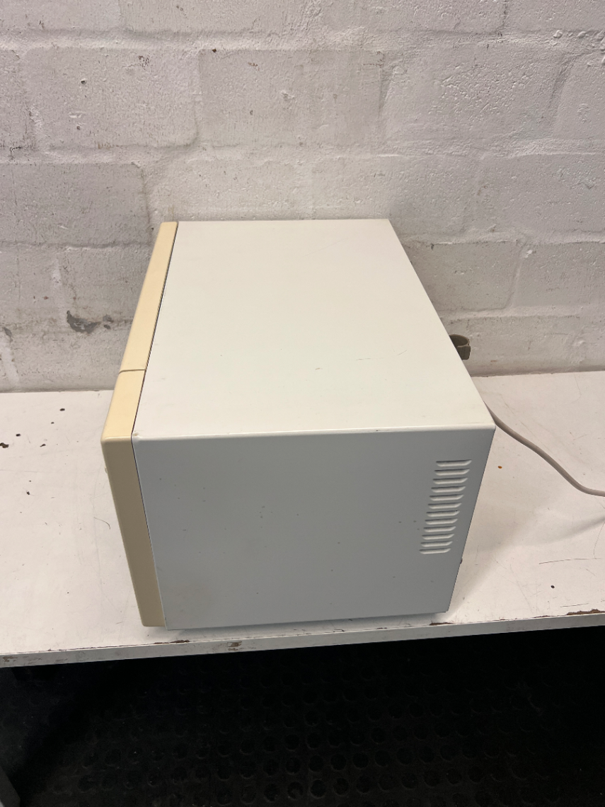 White Morphy Richards Countertop Microwave — Used; Fair Condition