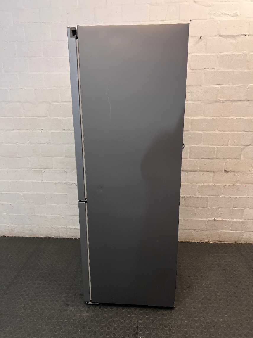 Samsung Grey Bottom-Mount Fridge with Water Dispenser — Good Working Order