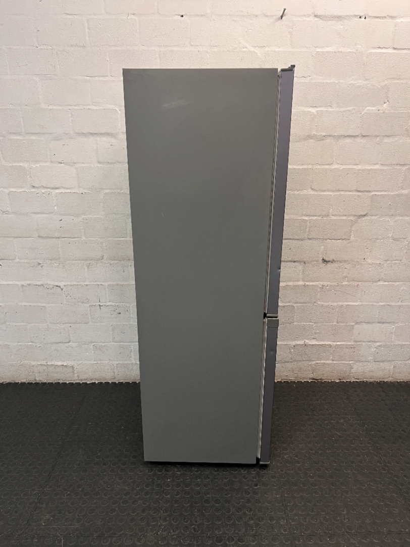 Hisense Metallic Silver Bottom Mount Fridge Freezer — Clean and Tested Fridge Freezer