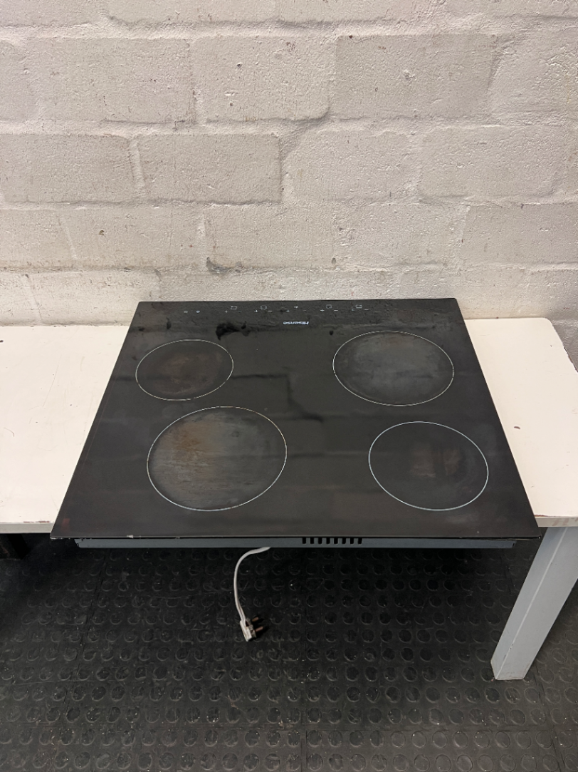 Hisense 4-Plate Touch Control Ceramic Hob — Good Working Order with Surface Grime